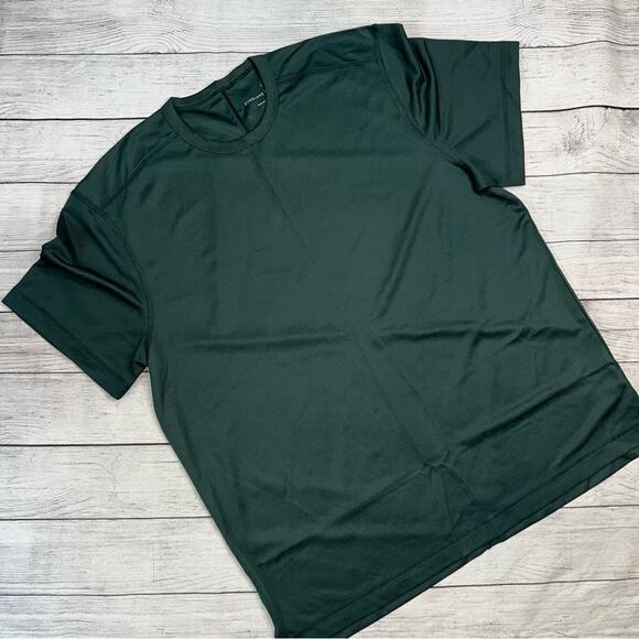 Everlane Uniform NWOT Men's Sports Tee -Short Sleeve T-shirt  Green Size Large - Picture 3 of 7